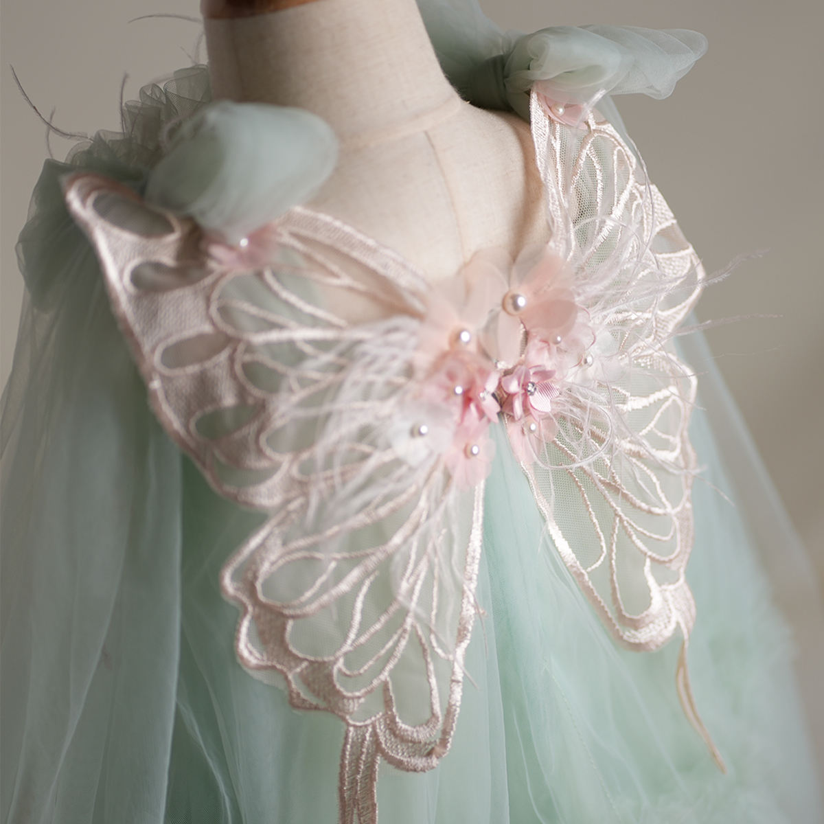 Mint Green Butterfly Fairy Dress Pro Order