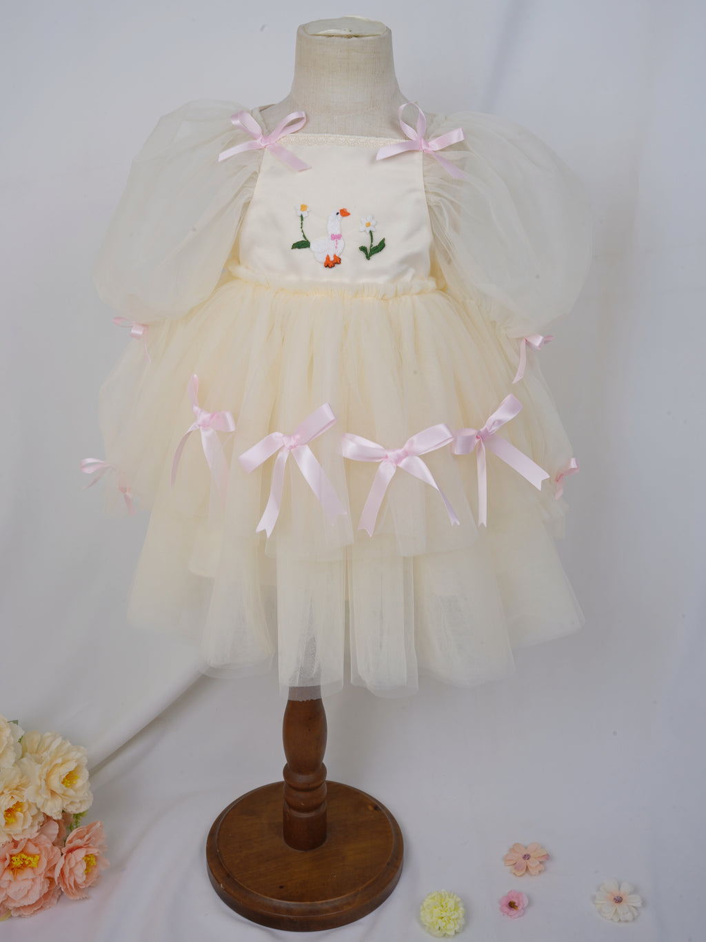Cream Silly Goose Birthday Dress  Pro Order