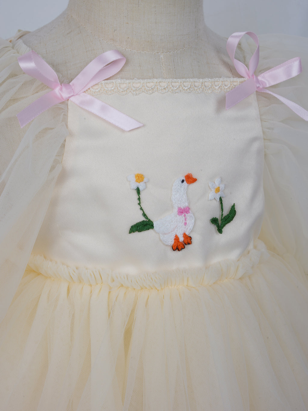 Cream Silly Goose Birthday Dress  Pro Order