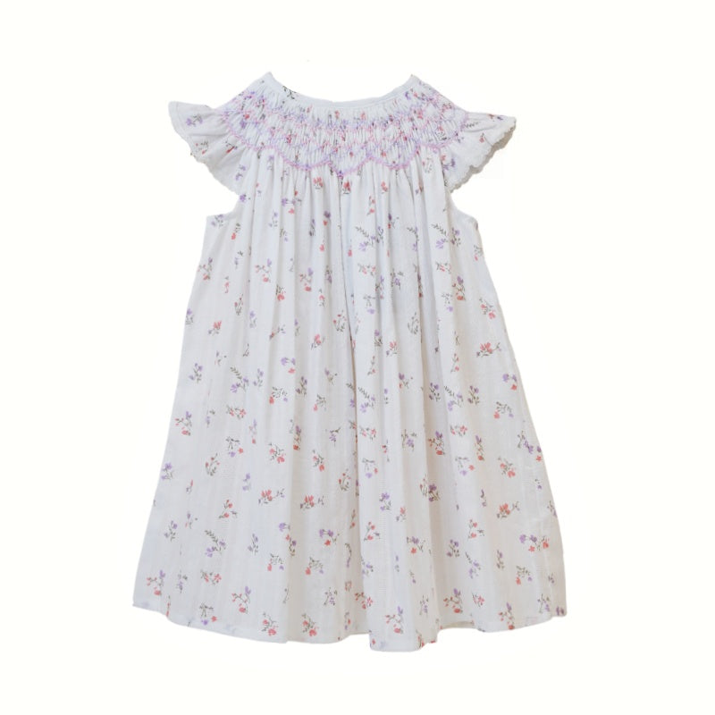 Floral Smocked Baby Dress
