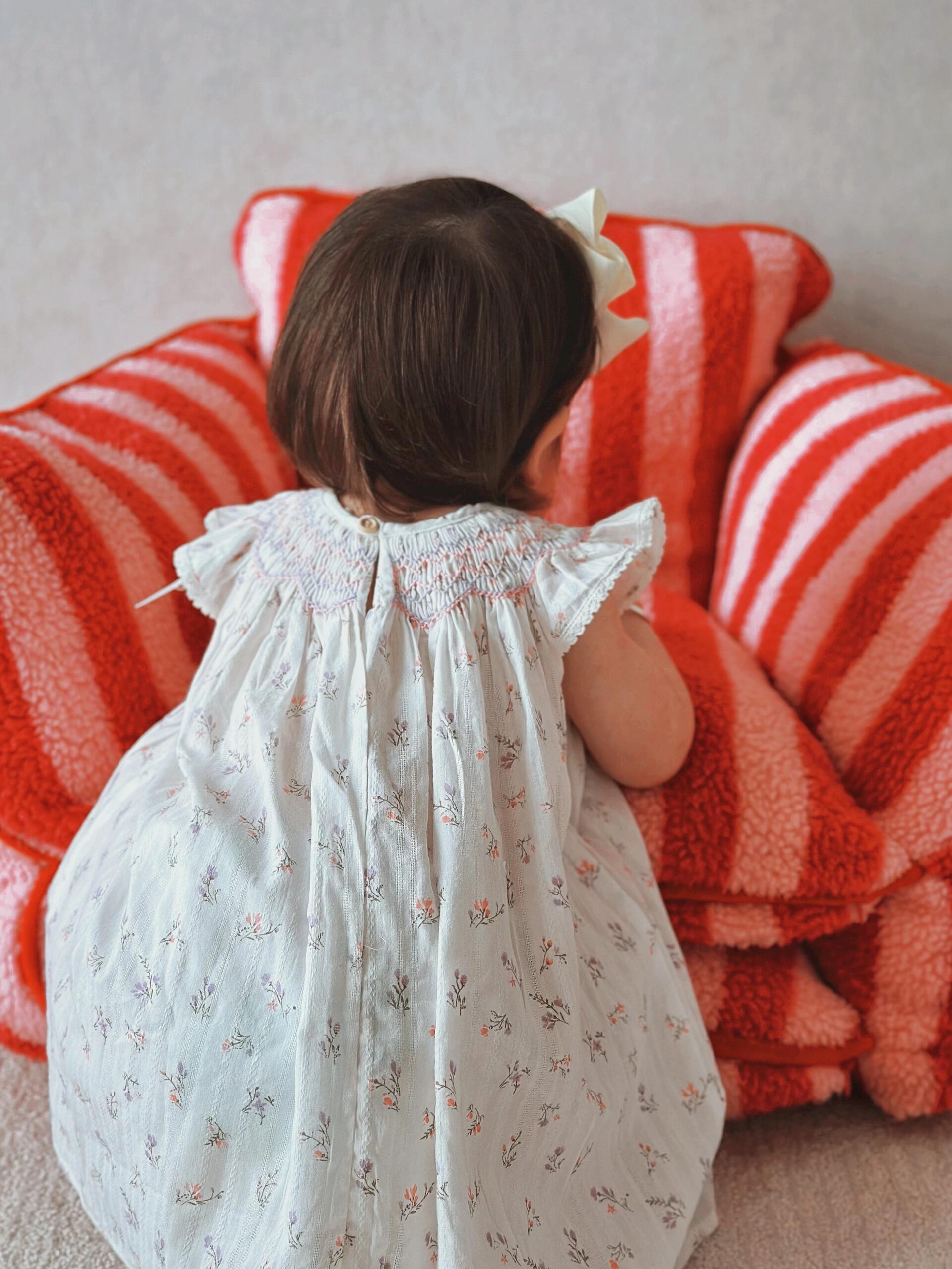 Floral Smocked Baby Dress