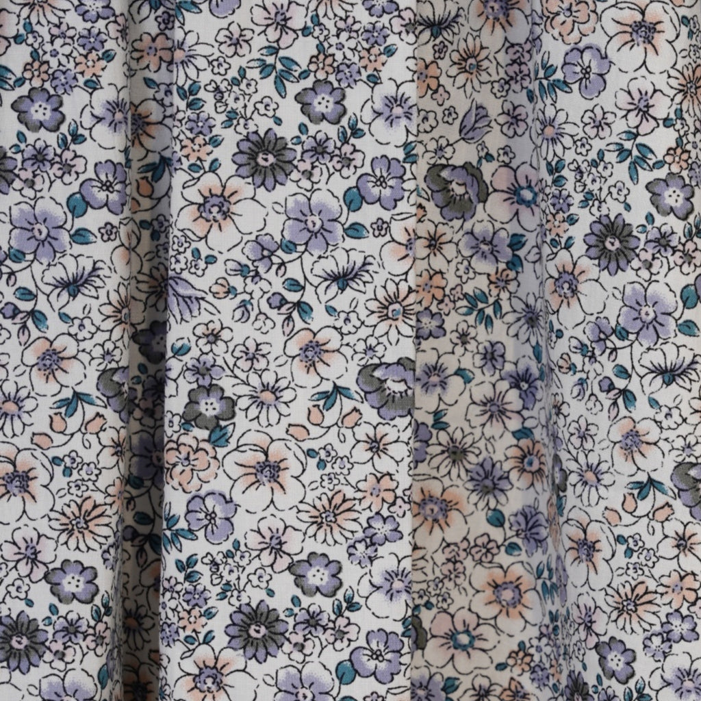 Vintage Floral Petal Collar Dress