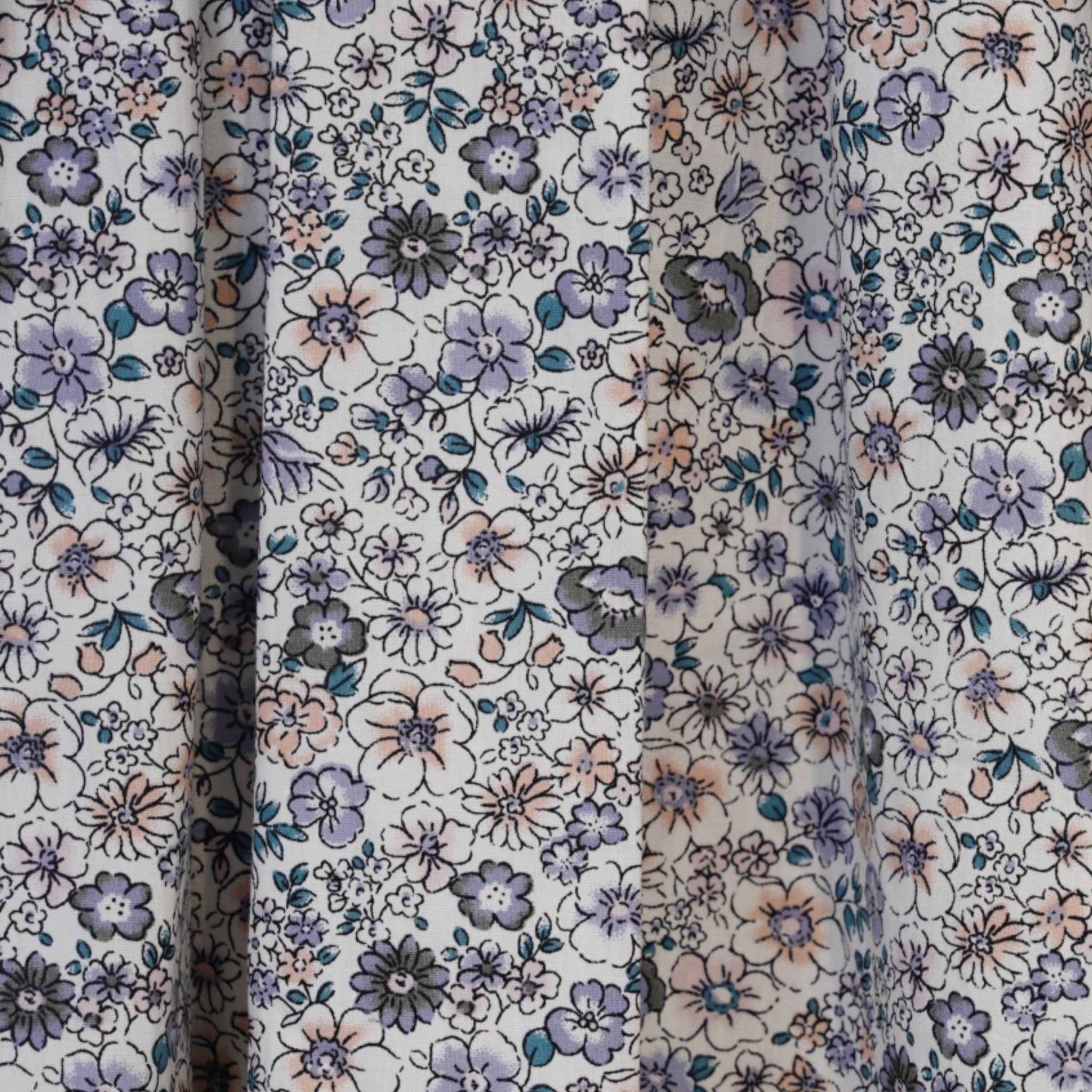 Vintage Floral Petal Collar Dress