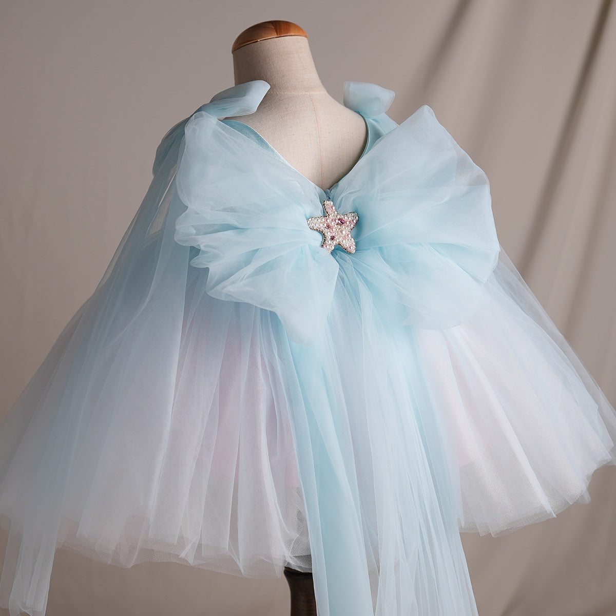Aqua Blue Mermaid Princess Dress Pro Order