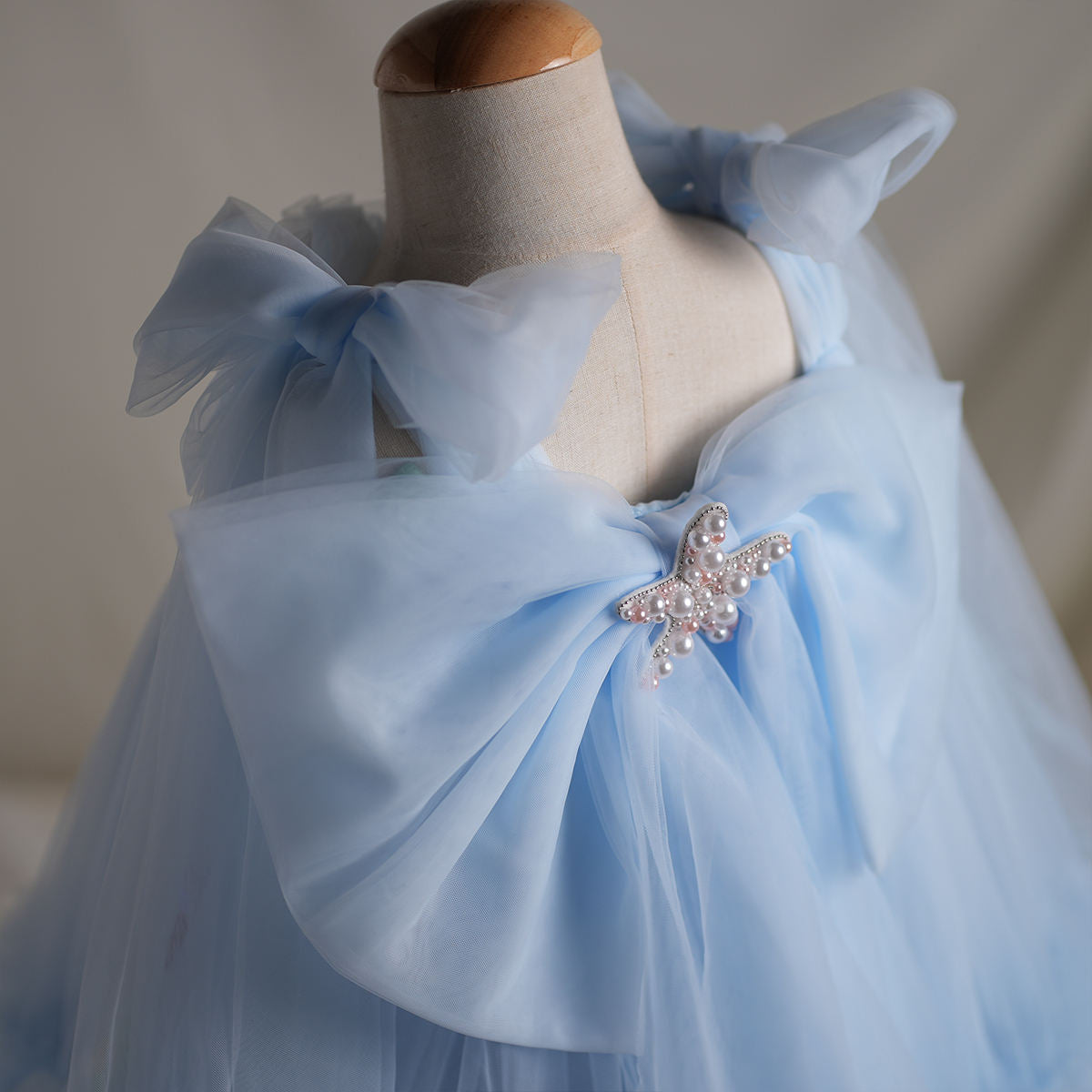 Blue Ocean Birthday Dress for Girls