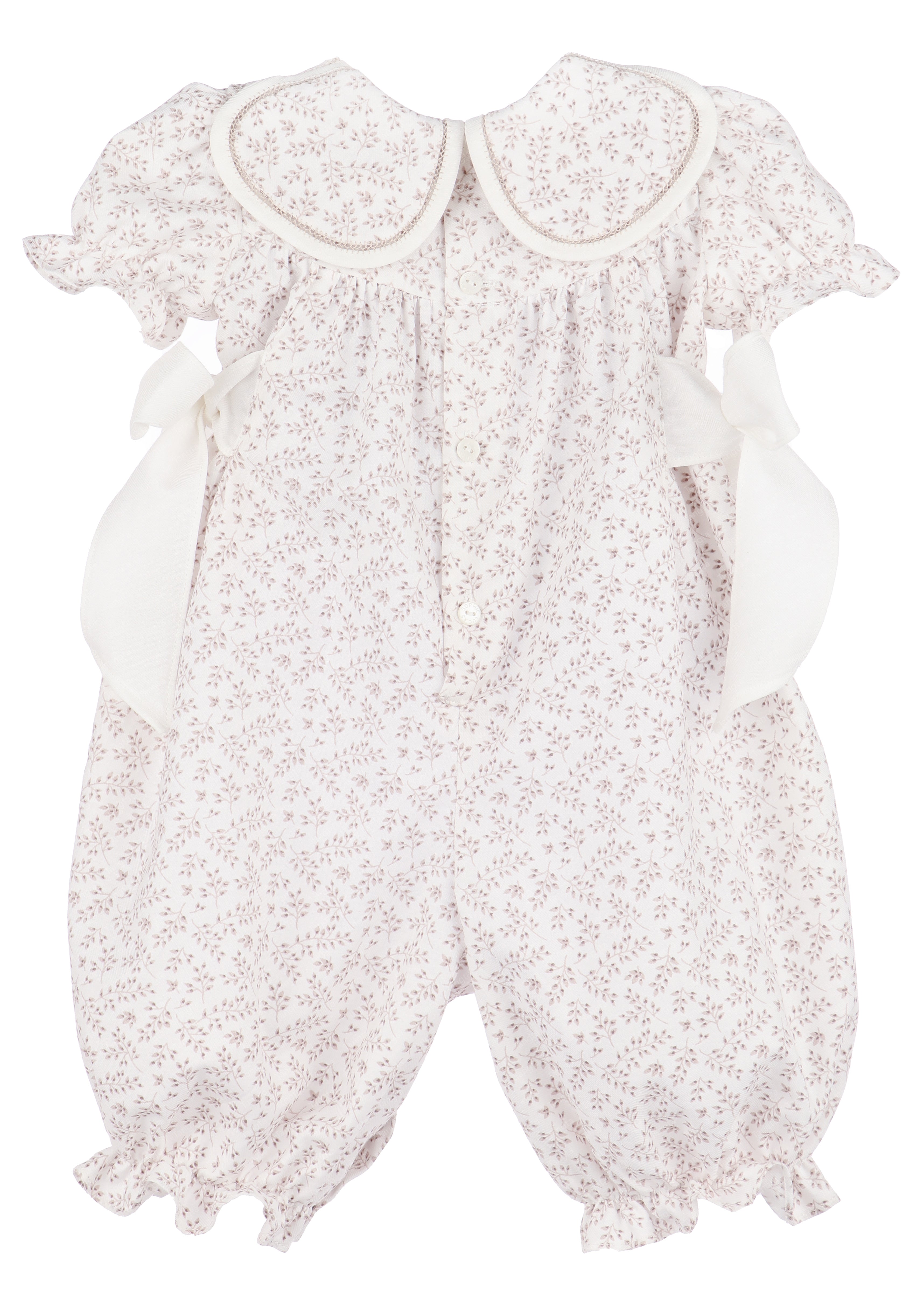 back button long-leg baby romper
