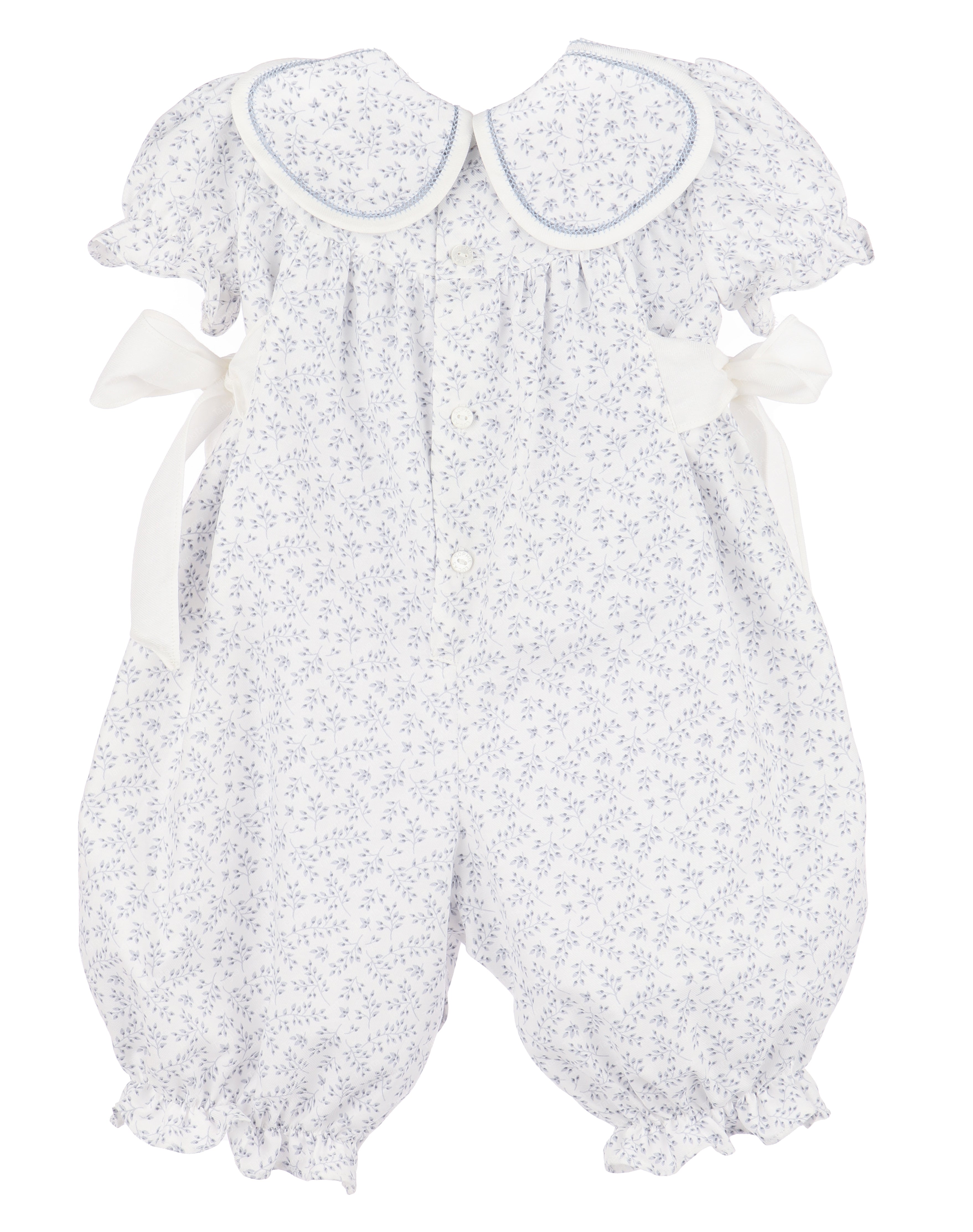 back button long-leg baby romper